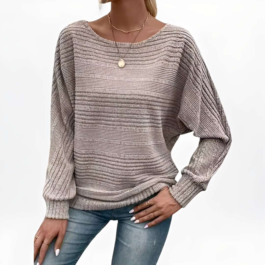 Eleanore - Wygodny sweter w paski