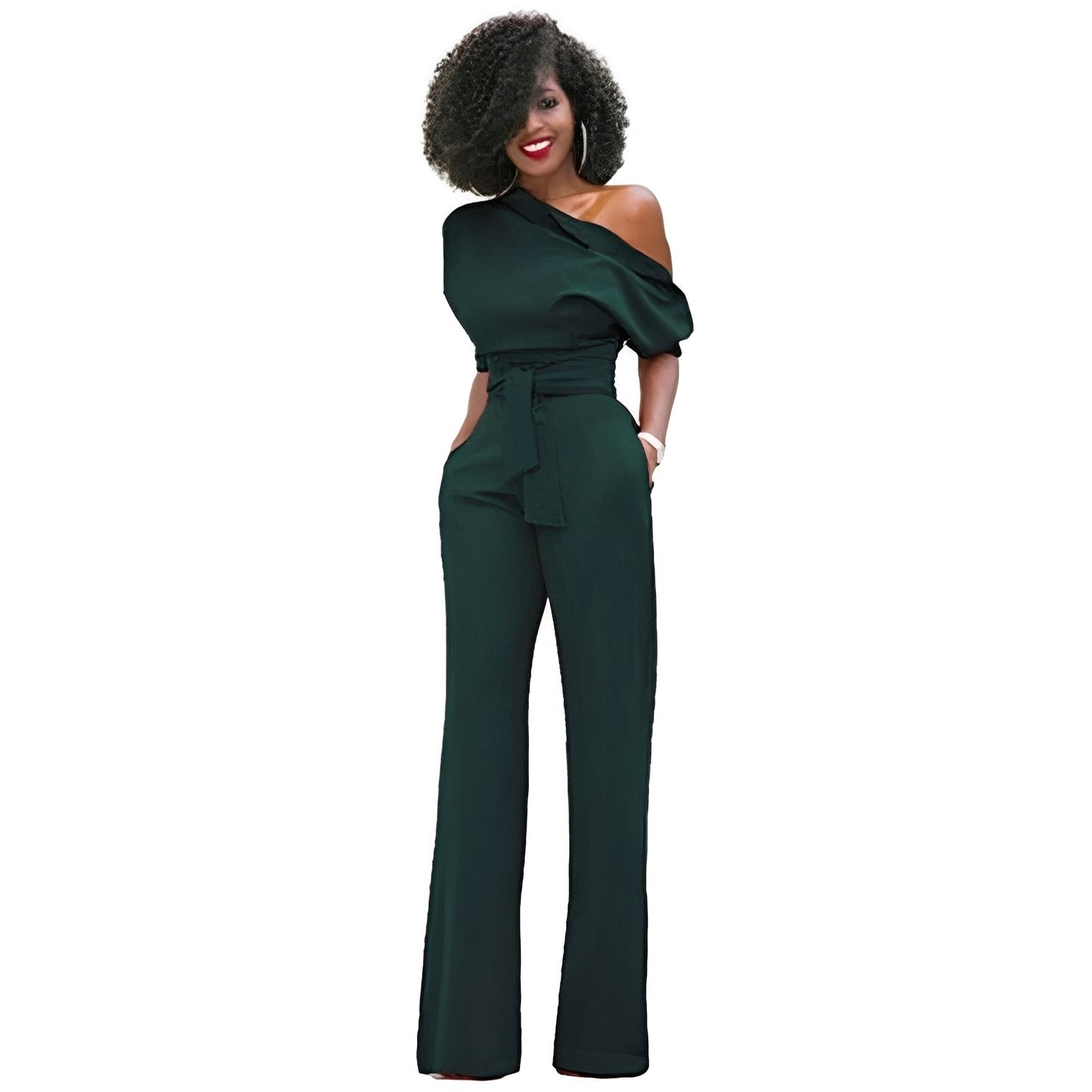 Marie - Modern strapless jumpsuit for women