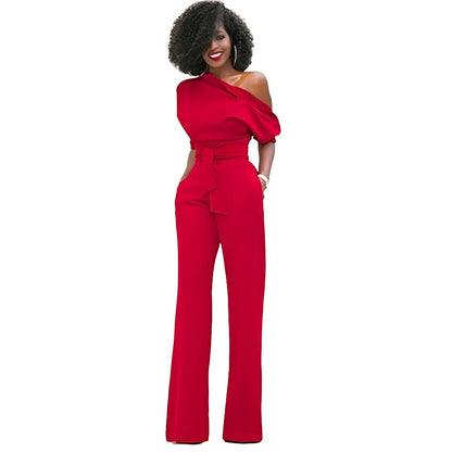 Marie - Modern strapless jumpsuit for women