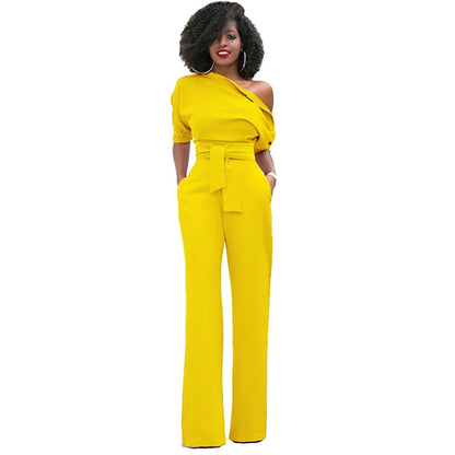 Marie - Modern strapless jumpsuit for women