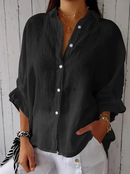 Madison - Elegant timeless blouse with buttons