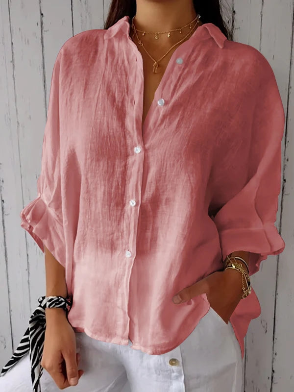 Madison - Elegant timeless blouse with buttons