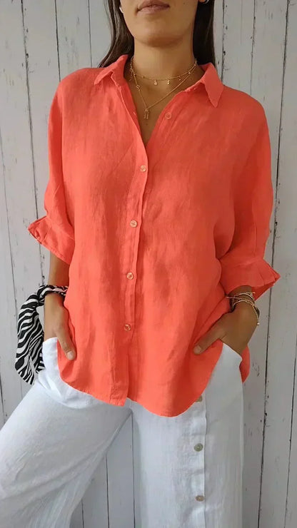 Madison - Elegant timeless blouse with buttons