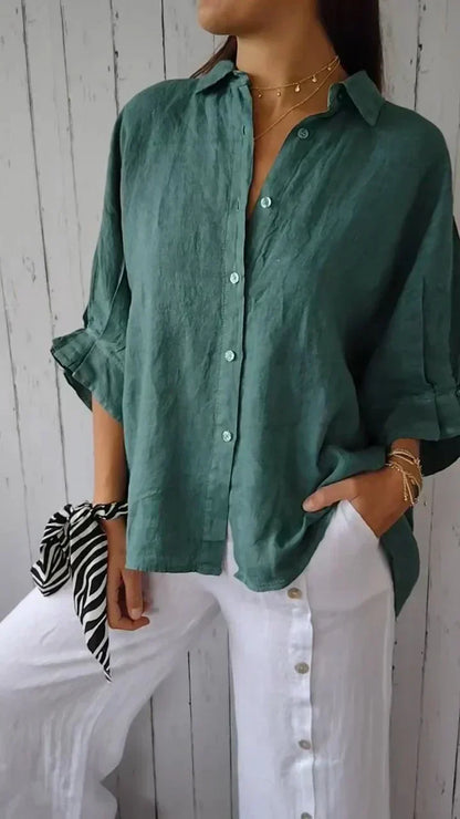Madison - Elegant timeless blouse with buttons