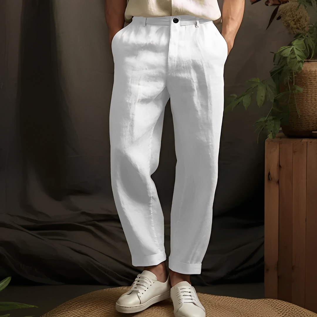 Jarold - Herrenhose gerade geschnitten mit lockerem Sitz