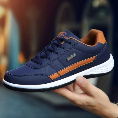 Clarenz - Skóra Ortopedyczne Sneakersy Męskie Komfort