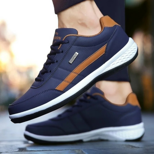 Clarenz - Skóra Ortopedyczne Sneakersy Męskie Komfort