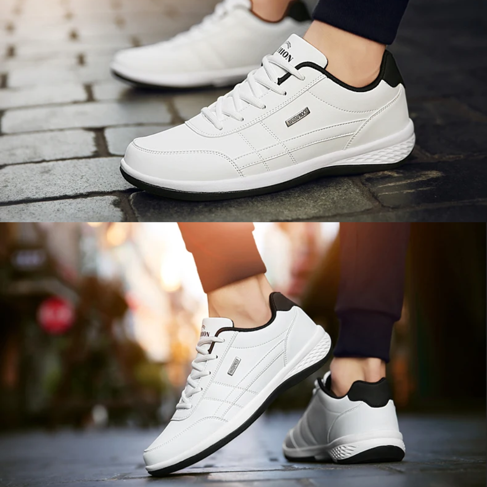 Clarenz - Skóra Ortopedyczne Sneakersy Męskie Komfort