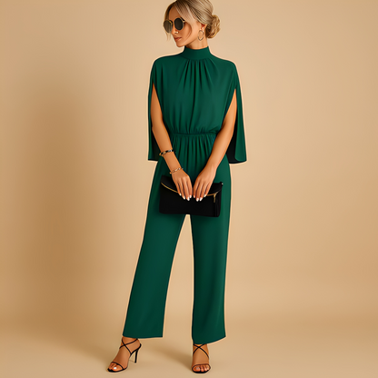 Adelle - Elegant jumpsuit with turtleneck for women
