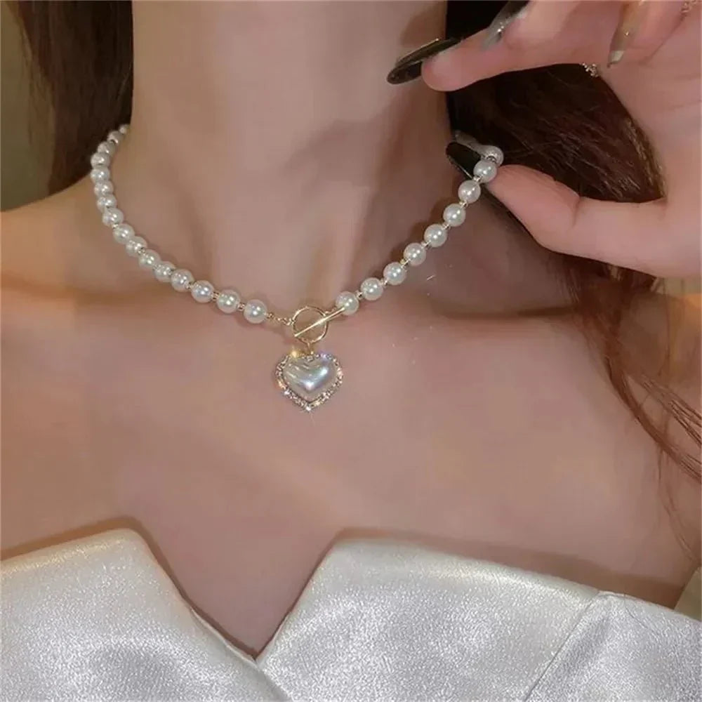 Amara – Naszyjnik choker z perłami