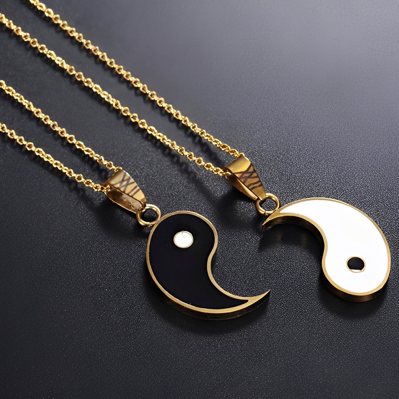 Tao – Naszyjnik Yin Yang rozdzielny dla par lub przyjaciół